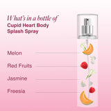 Wottagirl! Cupid Heart Body Splash 135ml | Long-Lasting Fresh Fruity Floral Body Mist for Women | Melon, Red Fruits & Jasmine Notes