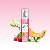 Wottagirl! Cupid Heart Body Splash 135ml | Long-Lasting Fresh Fruity Floral Body Mist for Women | Melon, Red Fruits & Jasmine Notes