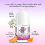 Wottagirl Underarm Roll On Combo (25ml × 2) – Even Glow Brightening & Secret Crush | 48H Odour Protection | Alcohol-Free | Vegan Deodorant for Women