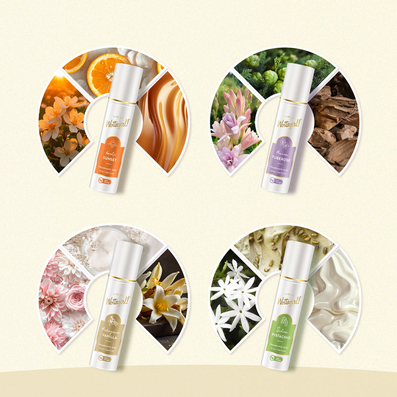 100% VEGAN FRAGRANCE MIST 25ml - DISCOVERY SET (PACK OF 4)